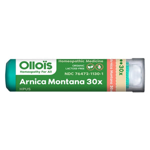 Ollois, Arnica Montana 30x Organic Lactose Free Homeopathic Pellets, 80 Count