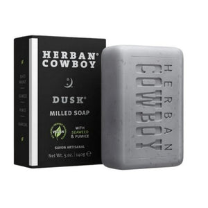 Herban Cowboy, Dusk Milled Bar Soap With Seaweed And Pumice, 6/5 OZ