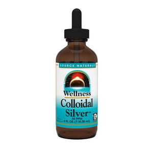 Source Naturals, Wellness Colloidal Silver Liquid, 30 Ppm, 4 Oz