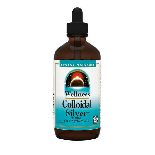 Source Naturals, Wellness Colloidal Silver Liquid, 30 Ppm, 8 Oz