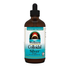Source Naturals, Wellness Colloidal Silver Liquid, 30 Ppm, 8 Oz