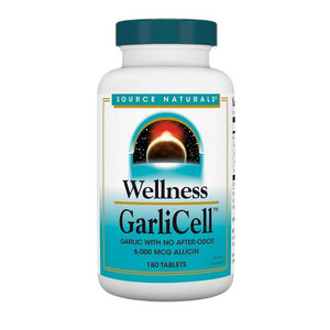 Source Naturals, Wellness GarliCell, 6,000 mcg Allicin, 180 Tabs