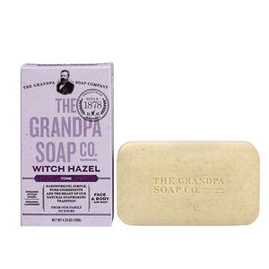Grandpa's Brands Company, Witch Hazel Lavender Tone Bar Soap, 4.25 Oz