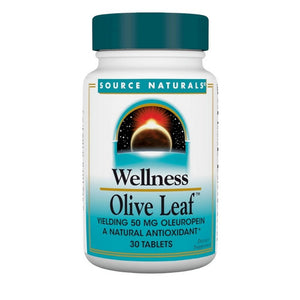 Source Naturals, Wellness Olive Leaf, 30 Tabs