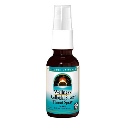 Source Naturals, Wellness Colloidal Silver Throat Spray, 30 Ppm, 2 Oz