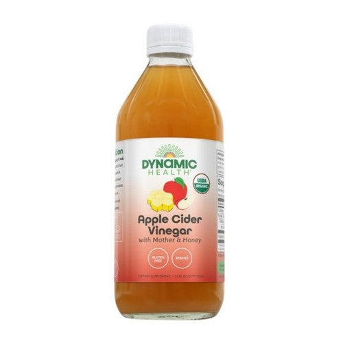 Dynamic Health Laboratories, Apple Cider Vinegar with Mother Certified Organic, 16oz