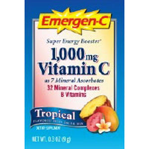 Alacer, Emergen-C, Tropical Flavor 30 Pkts