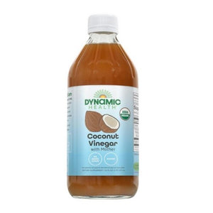 Dynamic Health Laboratories, Organic Coconut Vinegar With Mother, 16 Oz