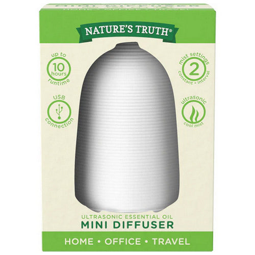 Nature's Truth, Ultrasonic Essential Oil Mini Diffuser, 1 Count