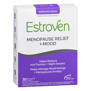 Estroven, Once Daily Menopause Relief Mood Boost, 30 Caplets
