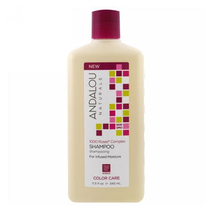 Andalou Naturals, 1000 Roses Complex Color Care Shampoo, 11.5 Oz