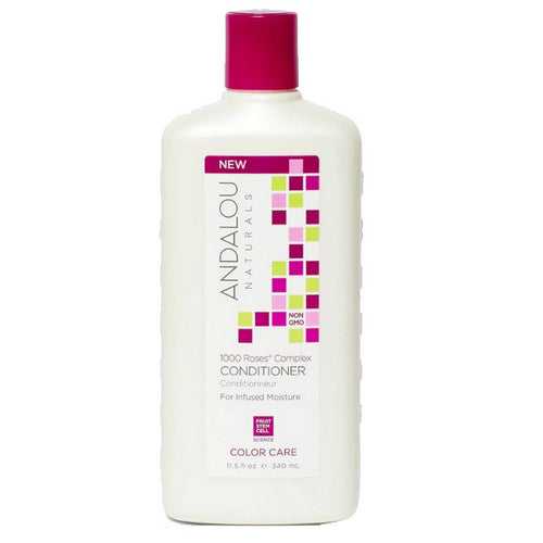 Andalou Naturals, 1000 Roses Complex Color Care Conditioner, 11.5 Oz