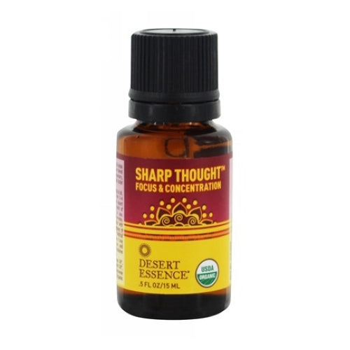 Desert Essence, Sharp Thought Organic Essential Oil, .5 Oz