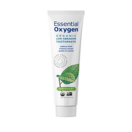Essential Oxygen, BR Organic Toothpaste Peppermint, 4 Oz