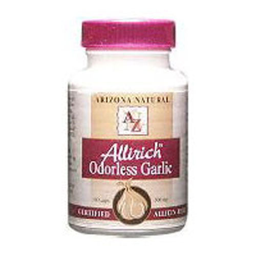 Arizona Natural, Allirich Odorless Garlic, 500 Mg, 90 Caps