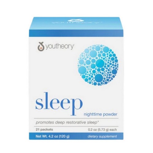 Youtheory, Sleep Night Time Powder, 21 Packets