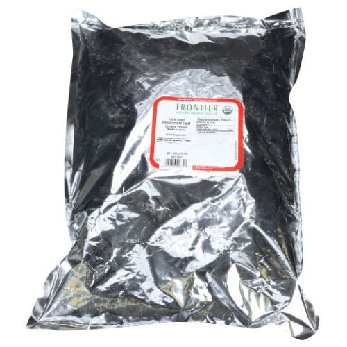 Frontier Coop, Organic Cut & Sifted Peppermint Leaf, 16 Oz