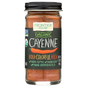 Frontier Coop, Organic Cayenne Ground, 1.7 Oz (Case of 12)