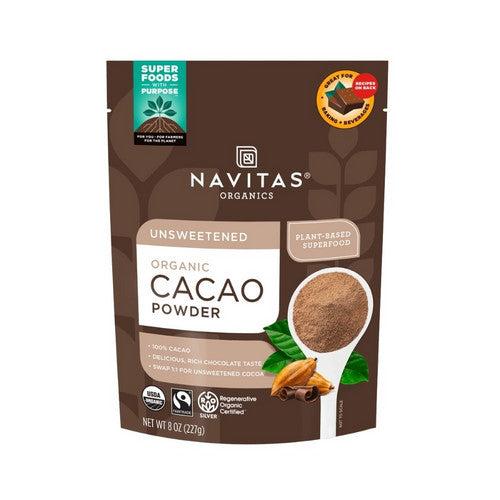 Navitas Organics, Organic Cacao Powder Chocolate, 8 Oz