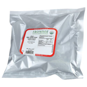 Frontier Coop, Organic Whole Milk Thistle Seed, 16 Oz