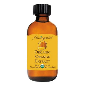 Flavorganics, Organic Orange Extract, 2 Oz