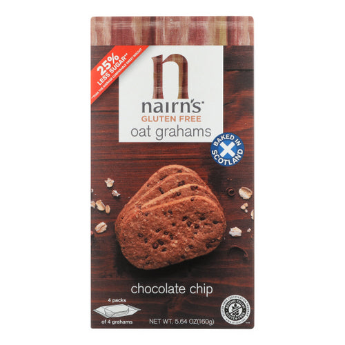 Nairns, Gluten Free Oat Grahams Chocolate Chip, 5.64 Oz