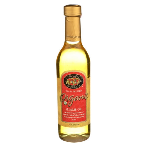 Napa Valley Naturals, Organic Cold Pressed Sesame Oil, 12.7 Oz