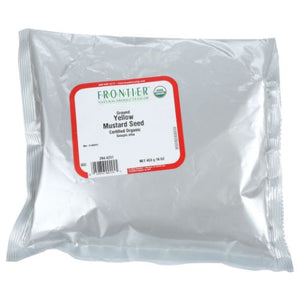 Frontier Coop, Organic Ground Yellow Mustard Seed, 16 Oz