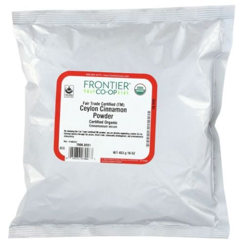 Frontier Coop, Organic Ceylon Cinnamon Powder, 16 Oz