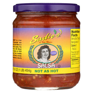 Sadie, Not As Hot Salsa, 16 Oz