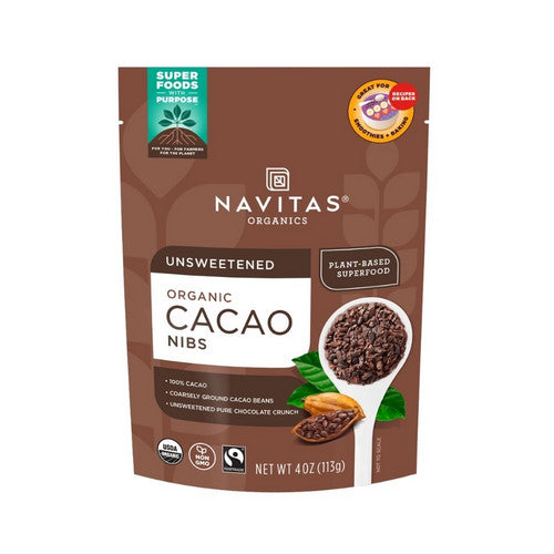 Navitas Organics, Organics Cacao Nibs, 4 Oz