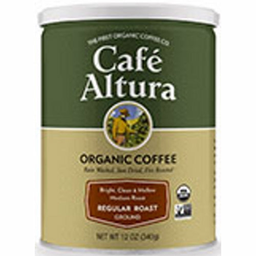 Cafe Altura, Organic Regular Roast Ground Coffee, 12 Oz