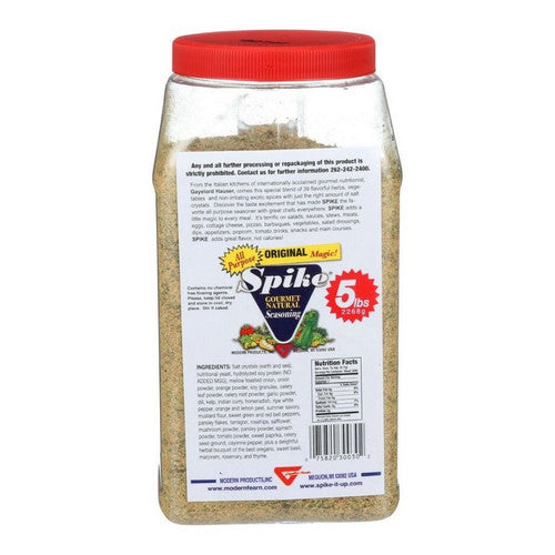 Spike, Spike Gourmet Natural Seasoning, 5 Lbs