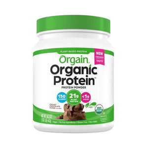 Orgain, Organic Plant Based Protein Powder Creamy Chocolate Fudge, 1.02 Lbs