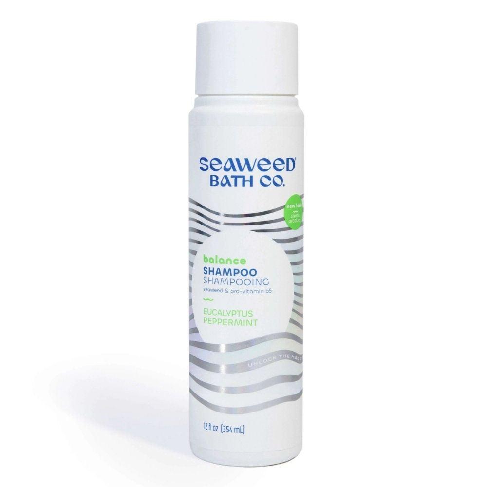 Sea Weed Bath Company, Argan Shampoo, Eucalyptus & Peppermint 12 Oz