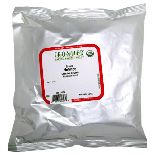 Frontier Coop, Organic Ground Nutmeg, 16 Oz