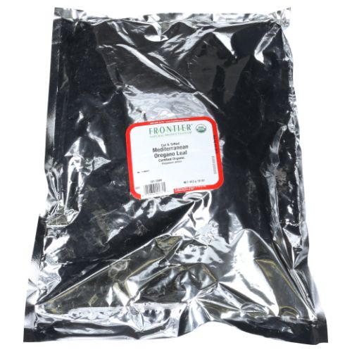 Frontier Coop, Organic Cut & Sifted Mediterranean Oregano Leaf, 16 Oz