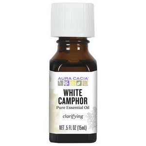 Aura Cacia, White Camphor Essential Oil, 0.5 Oz