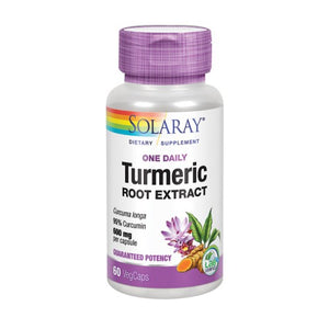 Solaray, Turmeric Root Extract, 600 mg, 60 Veg Caps