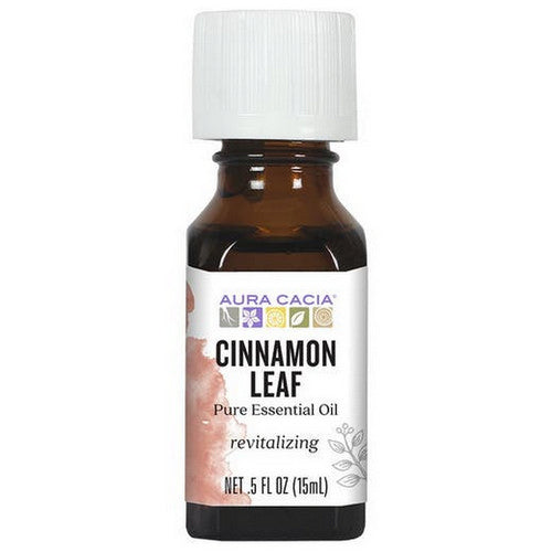 Aura Cacia, Pure Essential Oil Cinnamon Leaf, 0.5 Oz