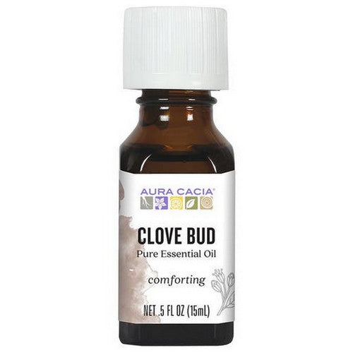 Aura Cacia, Pure Essential Oil Clove Bud, 0.5 Oz