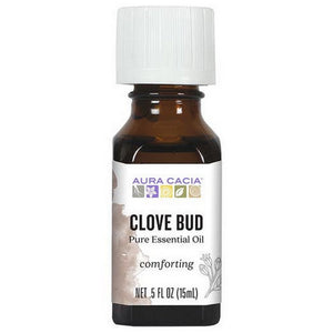 Aura Cacia, Pure Essential Oil Clove Bud, 0.5 Oz