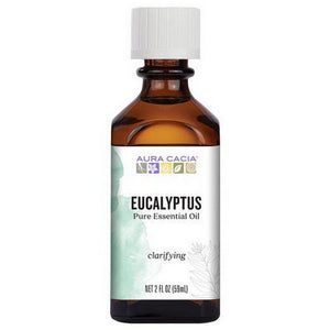 Aura Cacia, 100% Pure Essential Oil Eucalyptus, 2 Oz