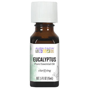 Aura Cacia, 100% Pure Essential Oil Eucalyptus, 0.5 Oz