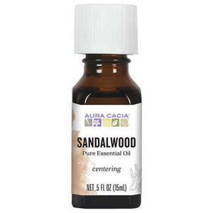 Aura Cacia, Pure Essential Oil  Sandalwood, 0.5 Oz