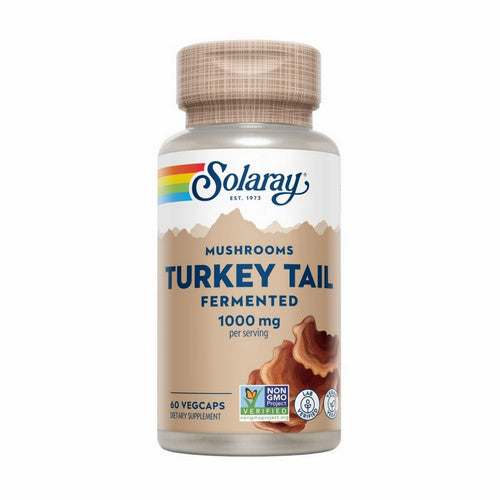 Solaray, Fermented Turkey Tail Mushrooms, 500 Mg, 60 Veg Caps