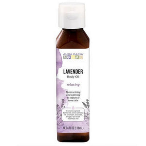 Aura Cacia, Aromatherapy Body Oil Relaxing Lavender, 4 Oz