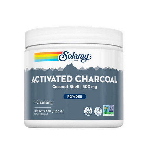 Solaray, Activated Coconut Charcoal, Unflavored 150 Grams