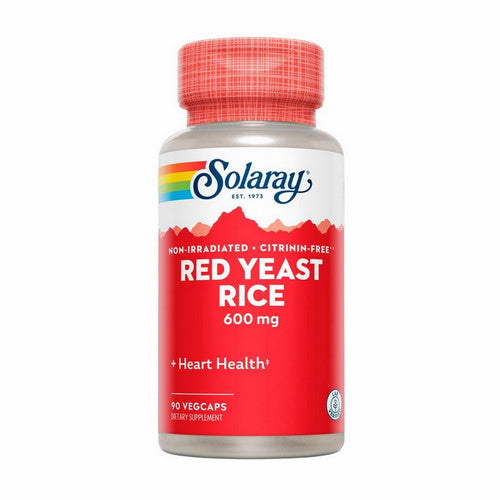 Solaray, Red Yeast Rice, 600 mg, 90 Veg Caps