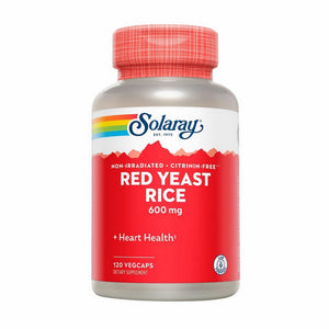 Solaray, Red Yeast Rice, 600 mg, 120 Veg Caps